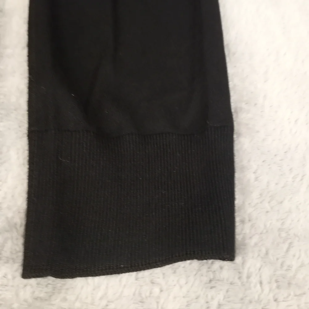 PRADA Women's navy wool long sleeve V-neck classic sweater IT48 small - Picture 10 of 16